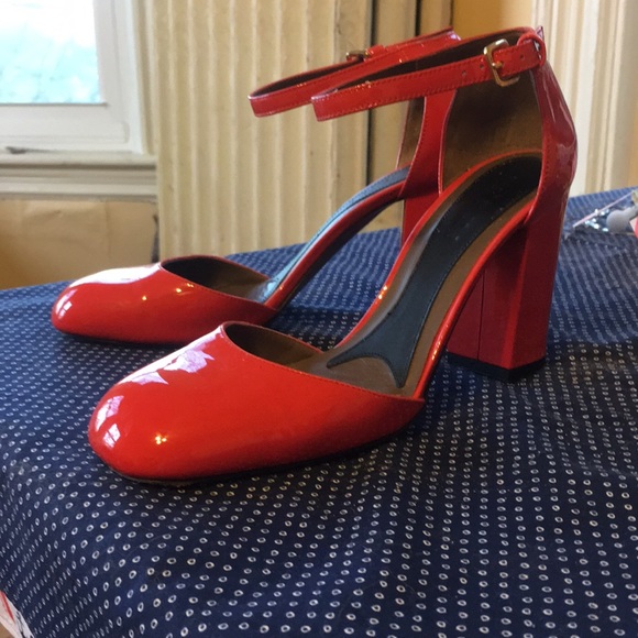 Marni Shoes - Stunning Candy Coral Patent Marni Mary Janes!